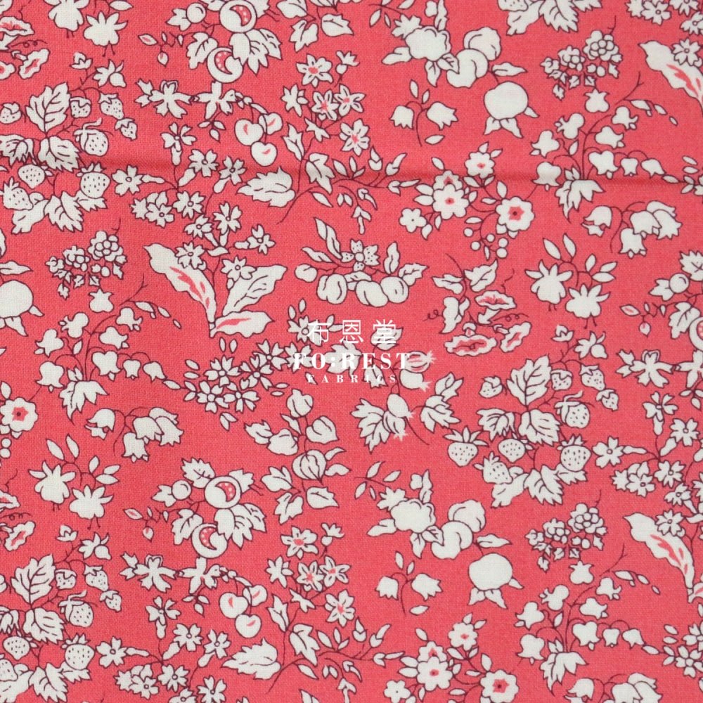 Quilting Liberty - Fruit Silhouette A - FO:REST Fabric 布恩堂Liberty fabrictana lawnjapanese fabricykk zipper