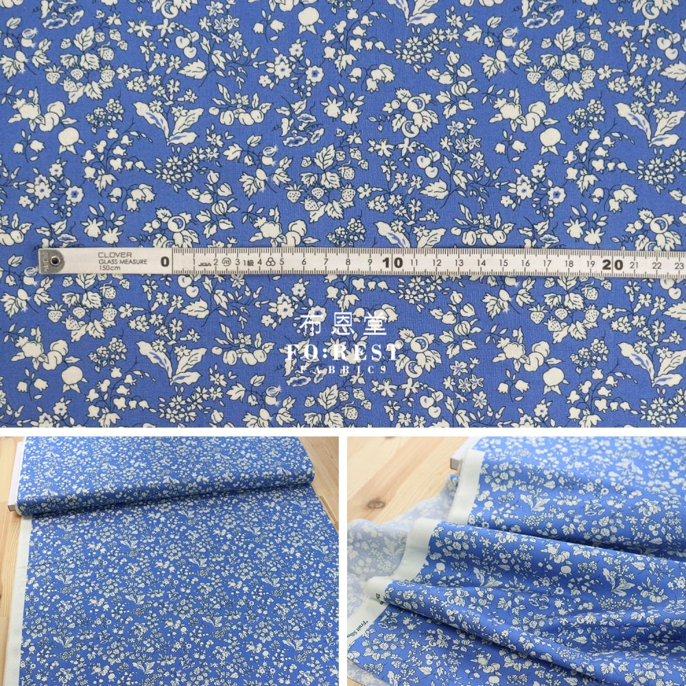 Quilting Liberty - Fruit Silhouette B Lasenby Cotton