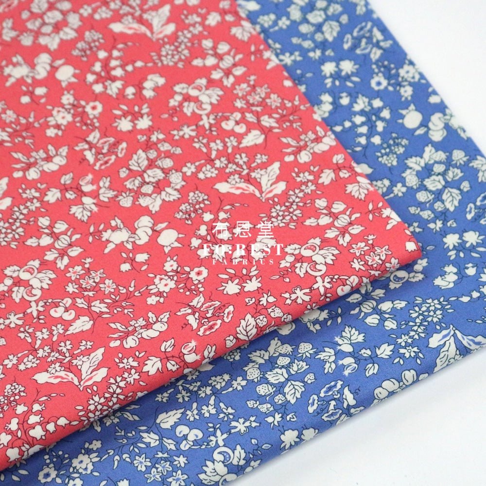 Quilting Liberty - Fruit Silhouette B - FO:REST Fabric 布恩堂Liberty fabrictana lawnjapanese fabricykk zipper