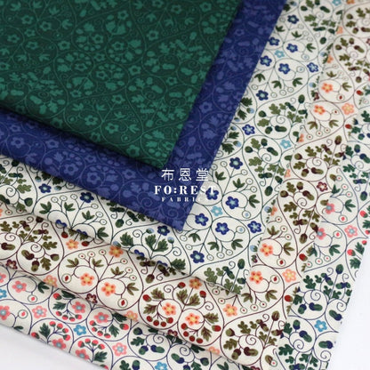 Quilting Liberty - Garden Gates A - FO:REST Fabric 布恩堂Liberty fabrictana lawnjapanese fabricykk zipper