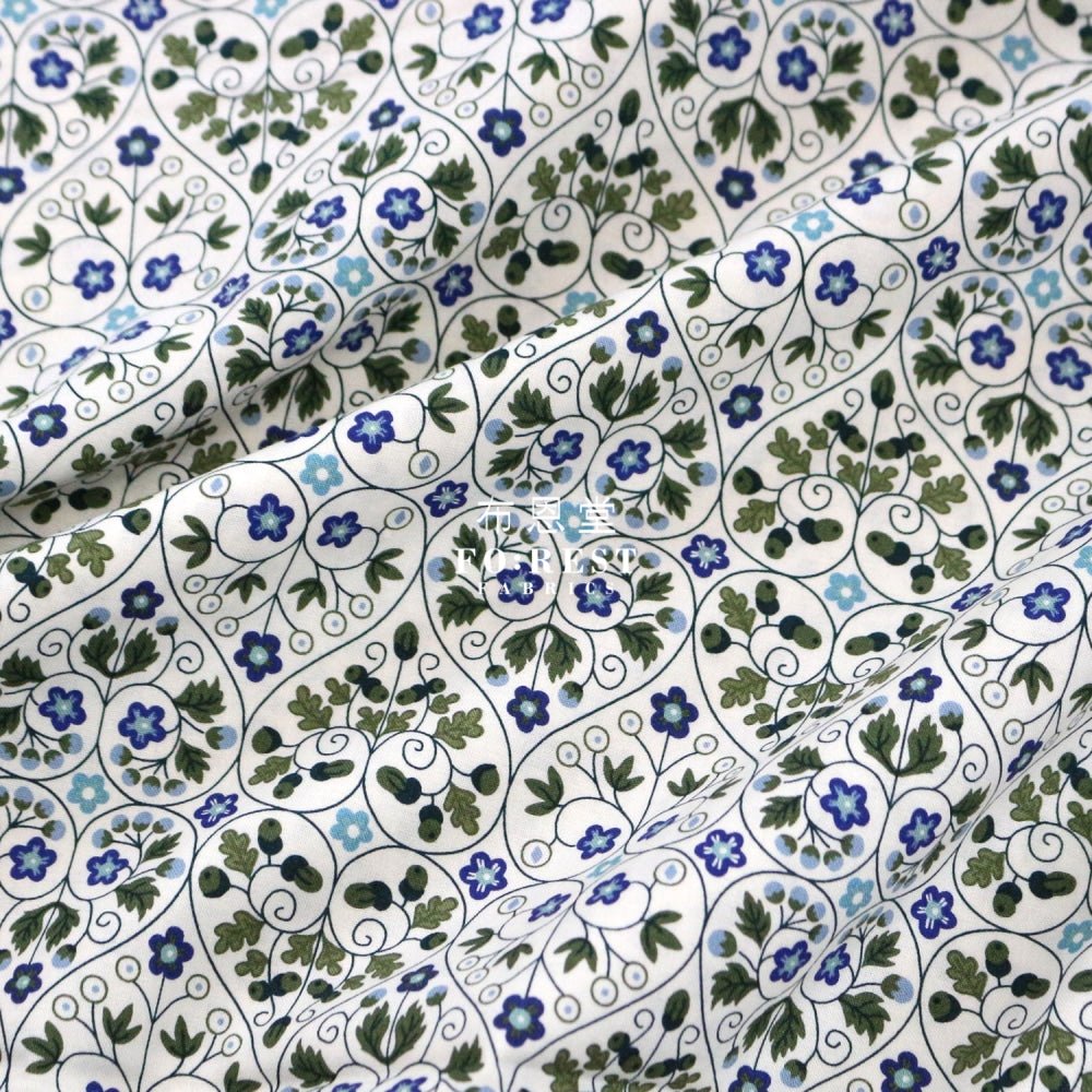 Quilting Liberty - Garden Gates A - FO:REST Fabric 布恩堂Liberty fabrictana lawnjapanese fabricykk zipper