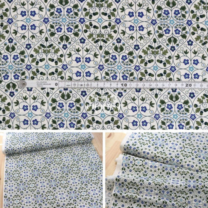 Quilting Liberty - Garden Gates A - FO:REST Fabric 布恩堂Liberty fabrictana lawnjapanese fabricykk zipper