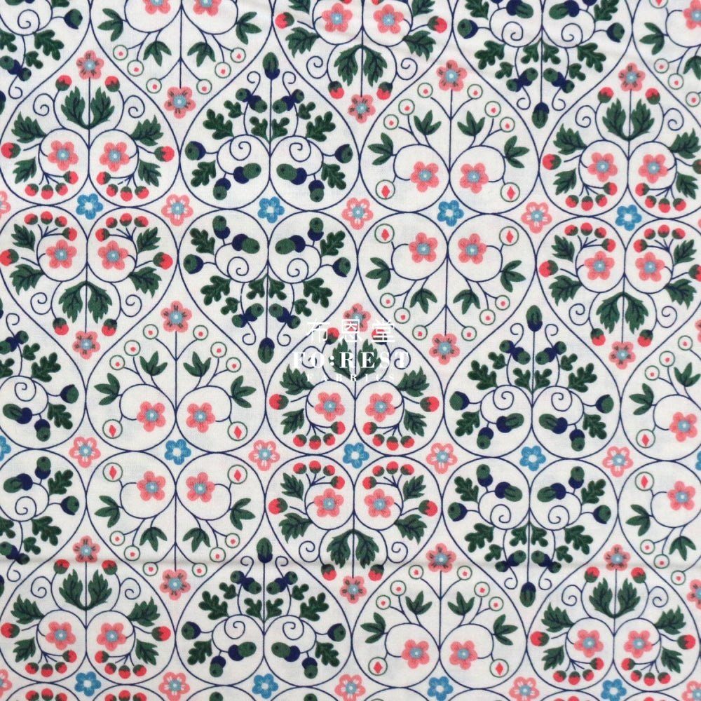 Quilting Liberty - Garden Gates B - FO:REST Fabric 布恩堂Liberty fabrictana lawnjapanese fabricykk zipper