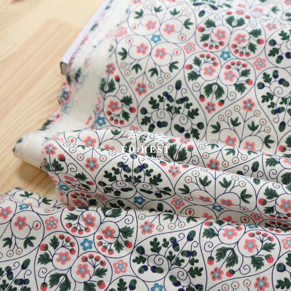 Quilting Liberty - Garden Gates B - FO:REST Fabric 布恩堂Liberty fabrictana lawnjapanese fabricykk zipper