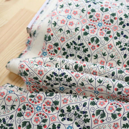 Quilting Liberty - Garden Gates B - FO:REST Fabric 布恩堂Liberty fabrictana lawnjapanese fabricykk zipper