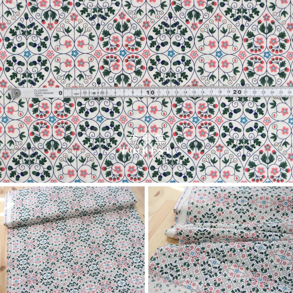 Quilting Liberty - Garden Gates B - FO:REST Fabric 布恩堂Liberty fabrictana lawnjapanese fabricykk zipper