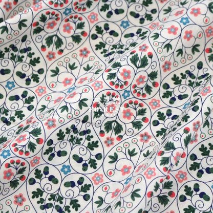 Quilting Liberty - Garden Gates B - FO:REST Fabric 布恩堂Liberty fabrictana lawnjapanese fabricykk zipper