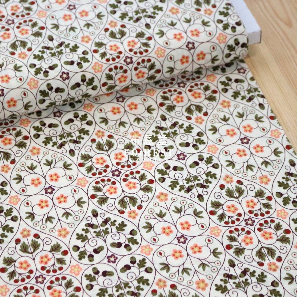 Quilting Liberty - Garden Gates C - FO:REST Fabric 布恩堂Liberty fabrictana lawnjapanese fabricykk zipper