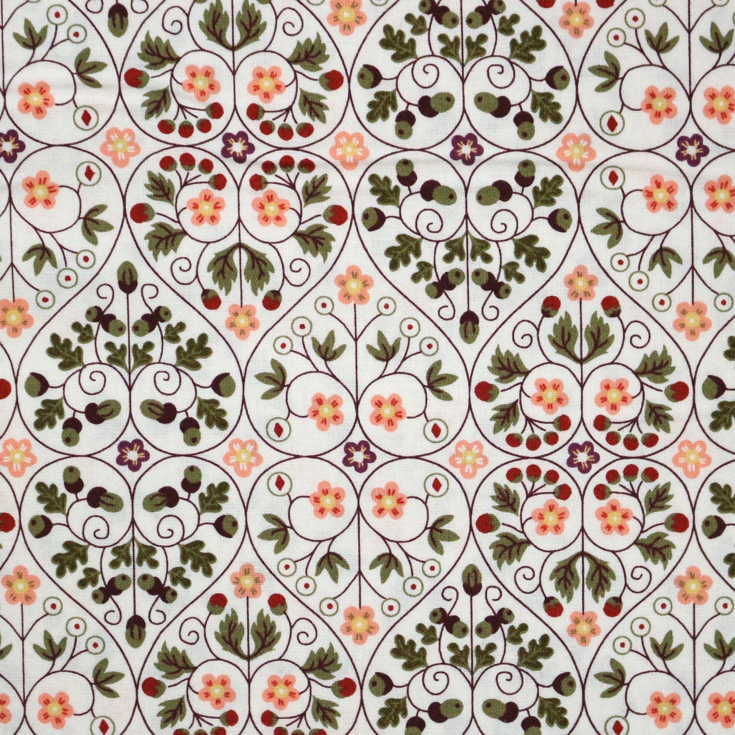 Quilting Liberty - Garden Gates C - FO:REST Fabric 布恩堂Liberty fabrictana lawnjapanese fabricykk zipper