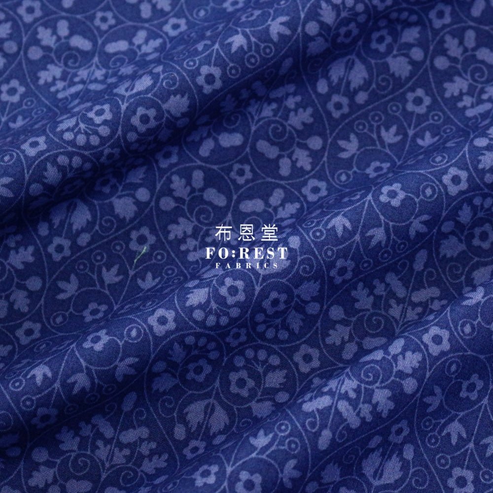 Quilting Liberty - Gate Shadow A - FO:REST Fabric 布恩堂Liberty fabrictana lawnjapanese fabricykk zipper