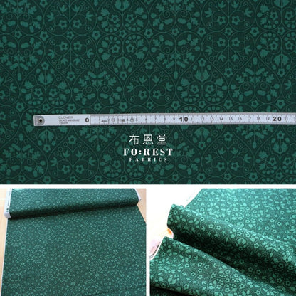 Quilting Liberty - Gate Shadow B - FO:REST Fabric 布恩堂Liberty fabrictana lawnjapanese fabricykk zipper