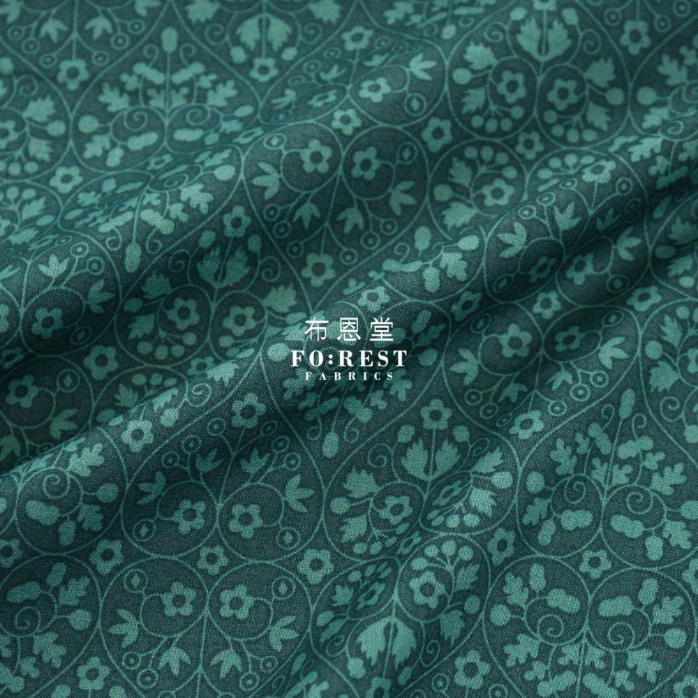 Quilting Liberty - Gate Shadow B - FO:REST Fabric 布恩堂Liberty fabrictana lawnjapanese fabricykk zipper