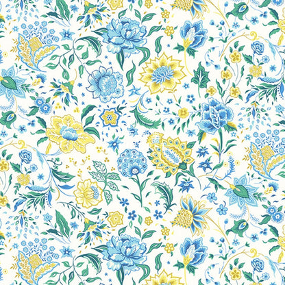 Quilting Liberty - Melou Meadow Green Lasenby Cotton