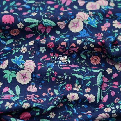 Quilting Liberty - Midnight garden Wildflower field - FO:REST Fabric 布恩堂Liberty fabrictana lawnjapanese fabricykk zipper