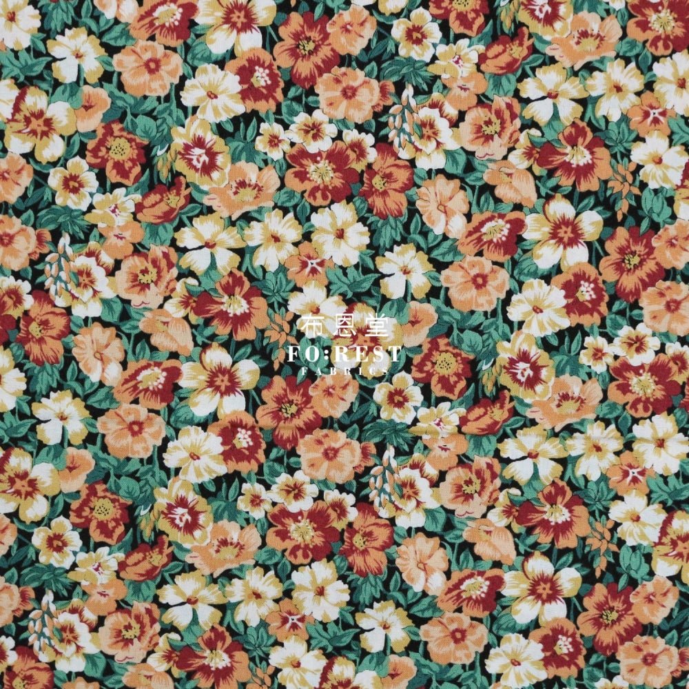 Quilting Liberty - Peach Bloom B - FO:REST Fabric 布恩堂Liberty fabrictana lawnjapanese fabricykk zipper