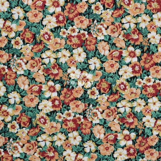 Quilting Liberty - Peach Bloom B - FO:REST Fabric 布恩堂Liberty fabrictana lawnjapanese fabricykk zipper