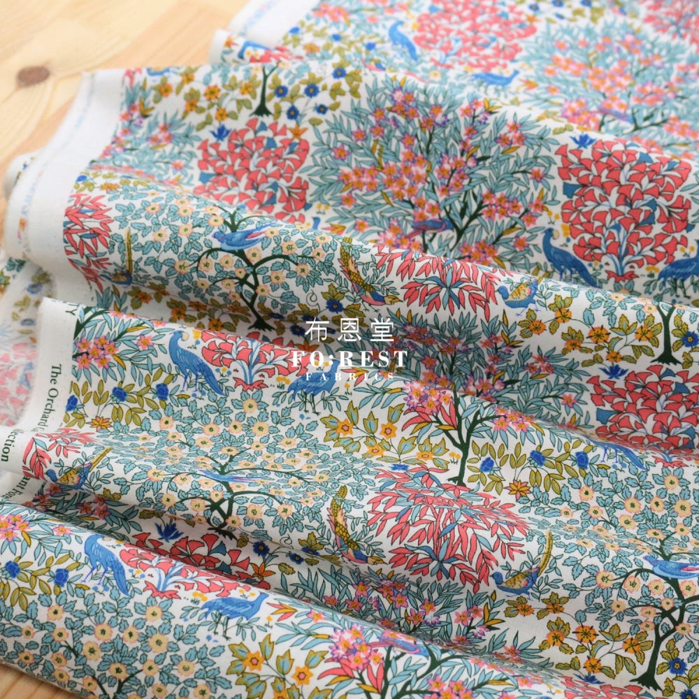 Quilting Liberty - Pheasant Forest A Lasenby Cotton