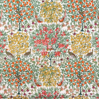Quilting Liberty - Pheasant Forest B - FO:REST Fabric 布恩堂Liberty fabrictana lawnjapanese fabricykk zipper