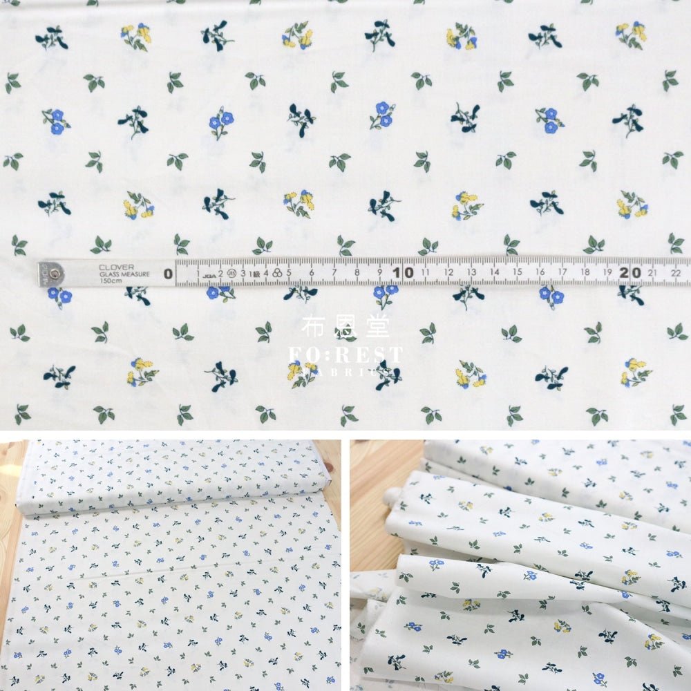 Quilting Liberty - Pome Blossom A - FO:REST Fabric 布恩堂Liberty fabrictana lawnjapanese fabricykk zipper