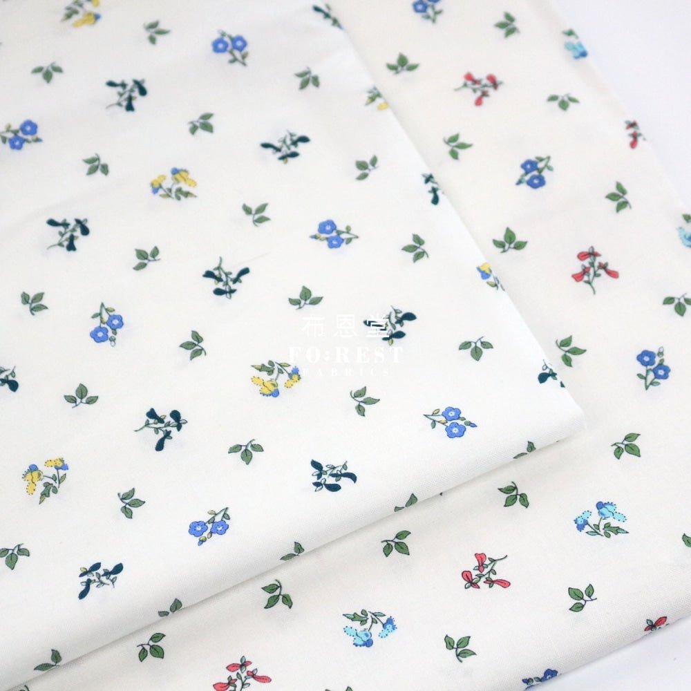 Quilting Liberty - Pome Blossom A - FO:REST Fabric 布恩堂Liberty fabrictana lawnjapanese fabricykk zipper