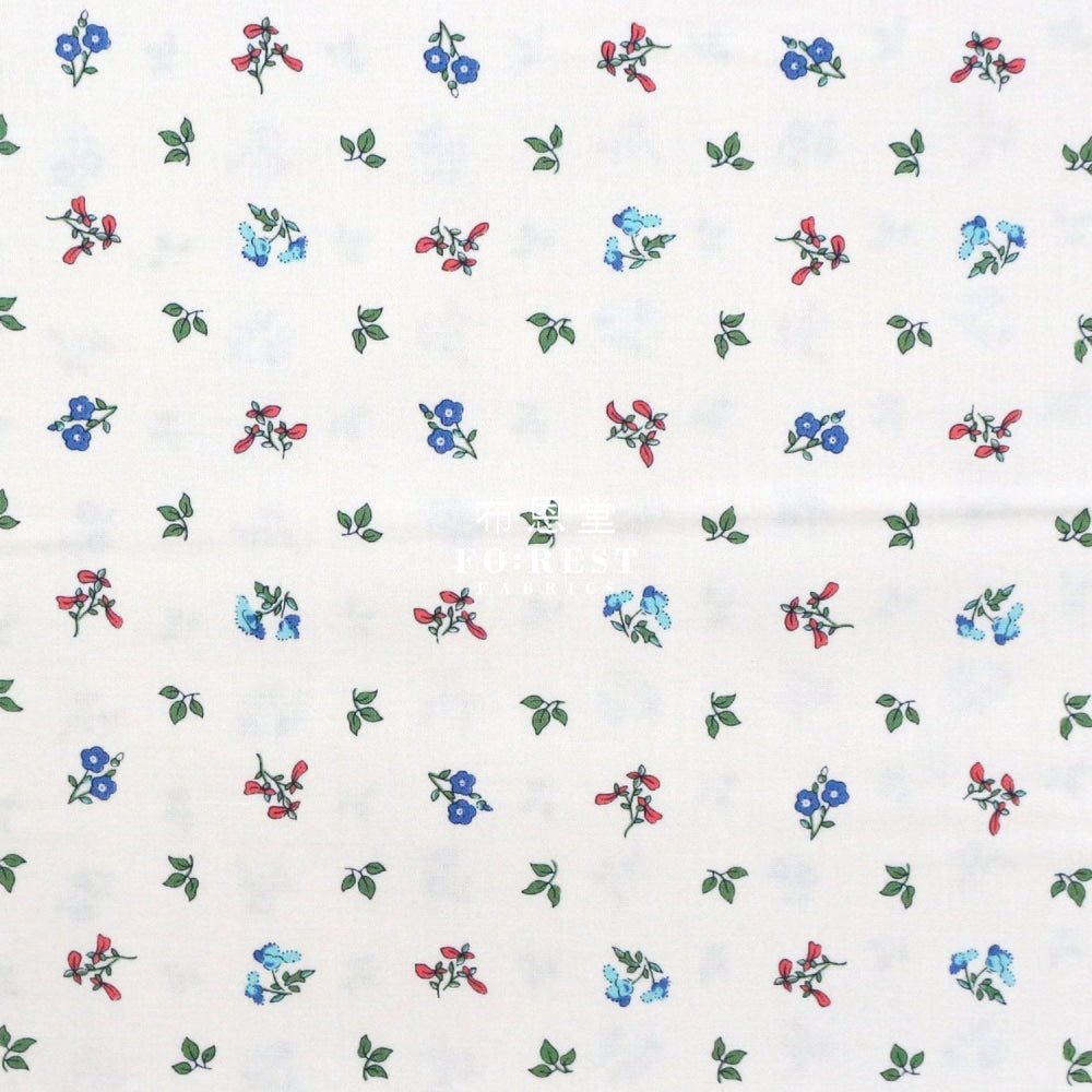 Quilting Liberty - Pome Blossom B - FO:REST Fabric 布恩堂Liberty fabrictana lawnjapanese fabricykk zipper