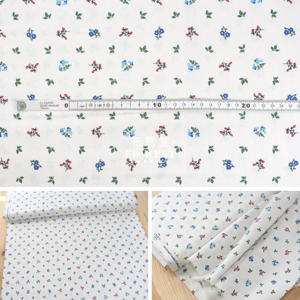 Quilting Liberty - Pome Blossom B - FO:REST Fabric 布恩堂Liberty fabrictana lawnjapanese fabricykk zipper