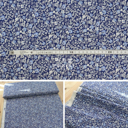 Quilting Liberty - Primula Dawn A - FO:REST Fabric 布恩堂Liberty fabrictana lawnjapanese fabricykk zipper
