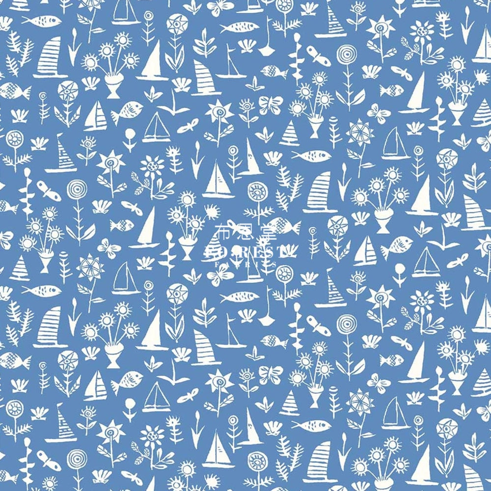 Quilting Liberty - Sealife B Lasenby Cotton
