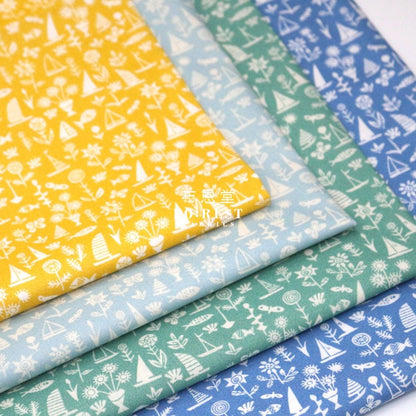 Quilting Liberty - Sealife B - FO:REST Fabric 布恩堂Liberty fabrictana lawnjapanese fabricykk zipper