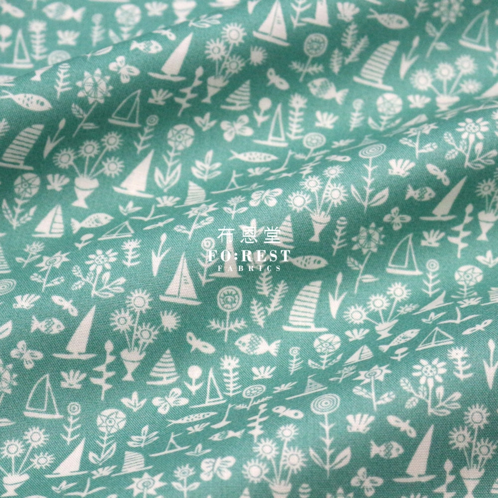 Quilting Liberty - Sealife E Lasenby Cotton