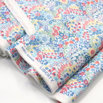 Quilting Liberty - Shell Garden A Lasenby Cotton