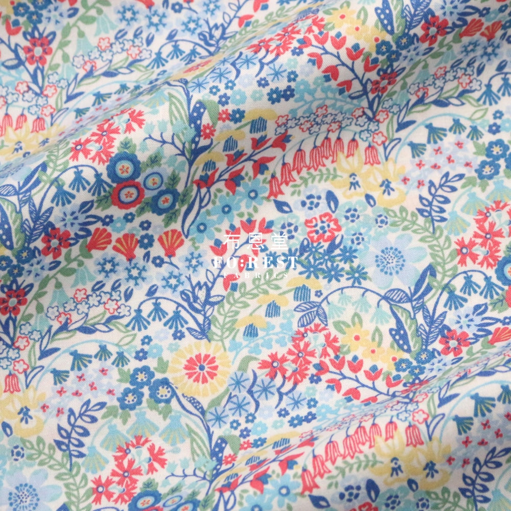 Quilting Liberty - Shell Garden A Lasenby Cotton