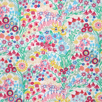 Quilting Liberty - Shell Garden B Lasenby Cotton