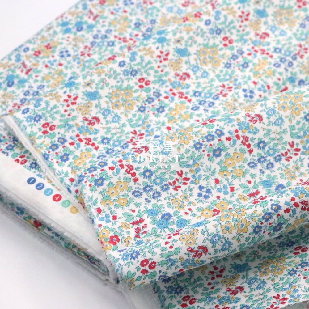 Quilting Liberty - Summer Meadow A - FO:REST Fabric 布恩堂Liberty fabrictana lawnjapanese fabricykk zipper