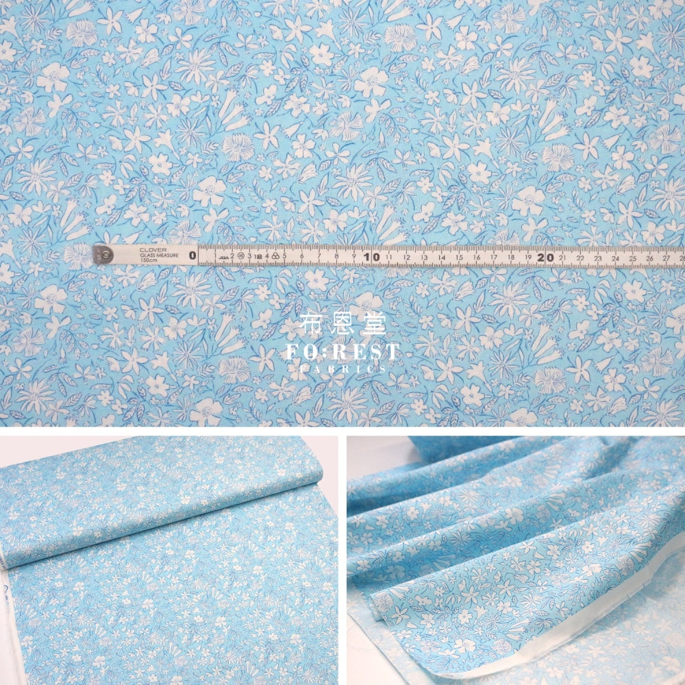 Quilting Liberty - Summer Sketch A Lasenby Cotton