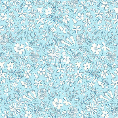 Quilting Liberty - Summer Sketch A Lasenby Cotton