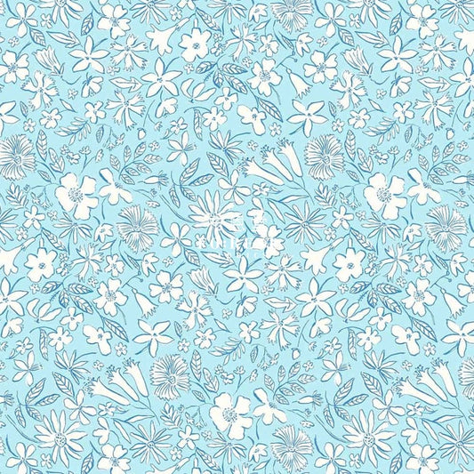 Quilting Liberty - Summer sketch A - FO:REST Fabric 布恩堂Liberty fabrictana lawnjapanese fabricykk zipper