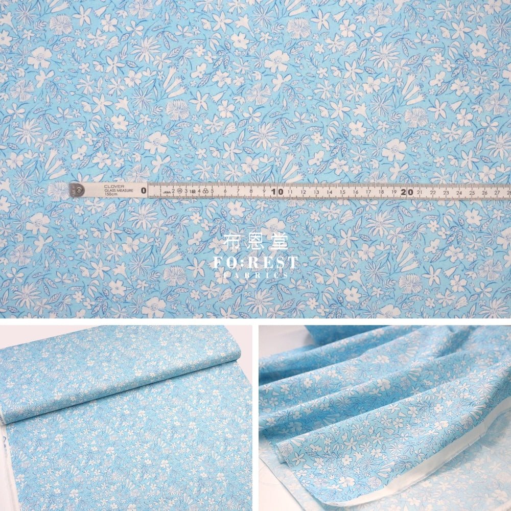 Quilting Liberty - Summer sketch A - FO:REST Fabric 布恩堂Liberty fabrictana lawnjapanese fabricykk zipper