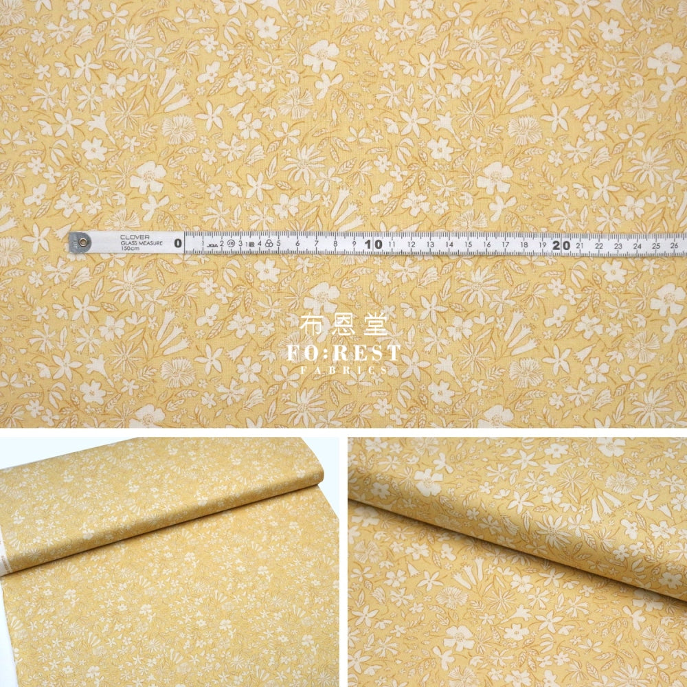 Quilting Liberty - Summer Sketch C Lasenby Cotton