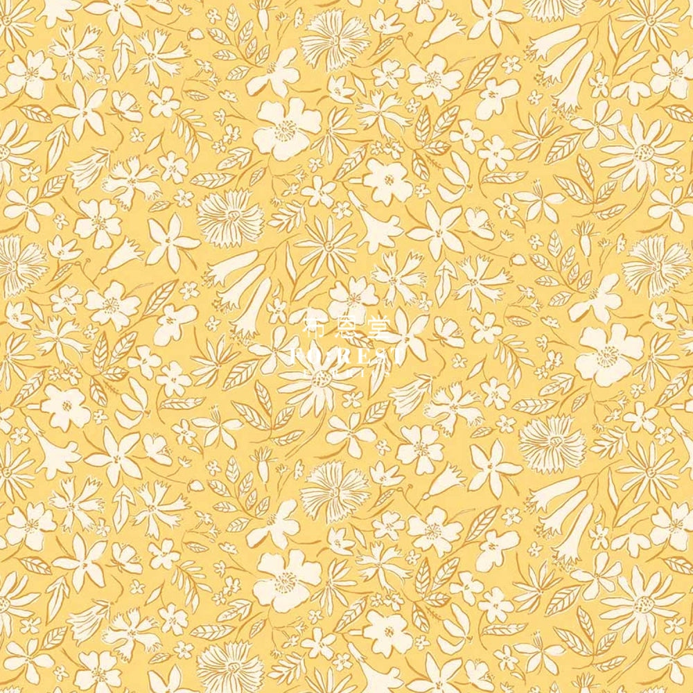 Quilting Liberty - Summer Sketch C Lasenby Cotton