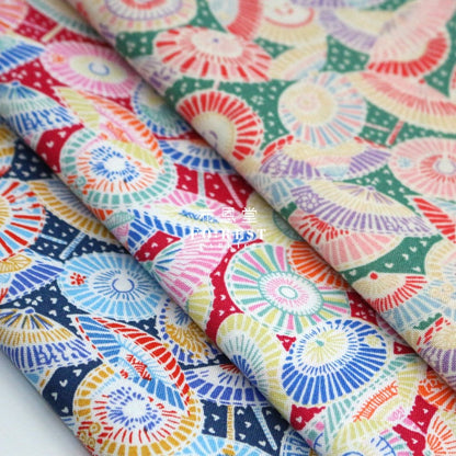Quilting Liberty - Sun Parasol A - FO:REST Fabric 布恩堂Liberty fabrictana lawnjapanese fabricykk zipper