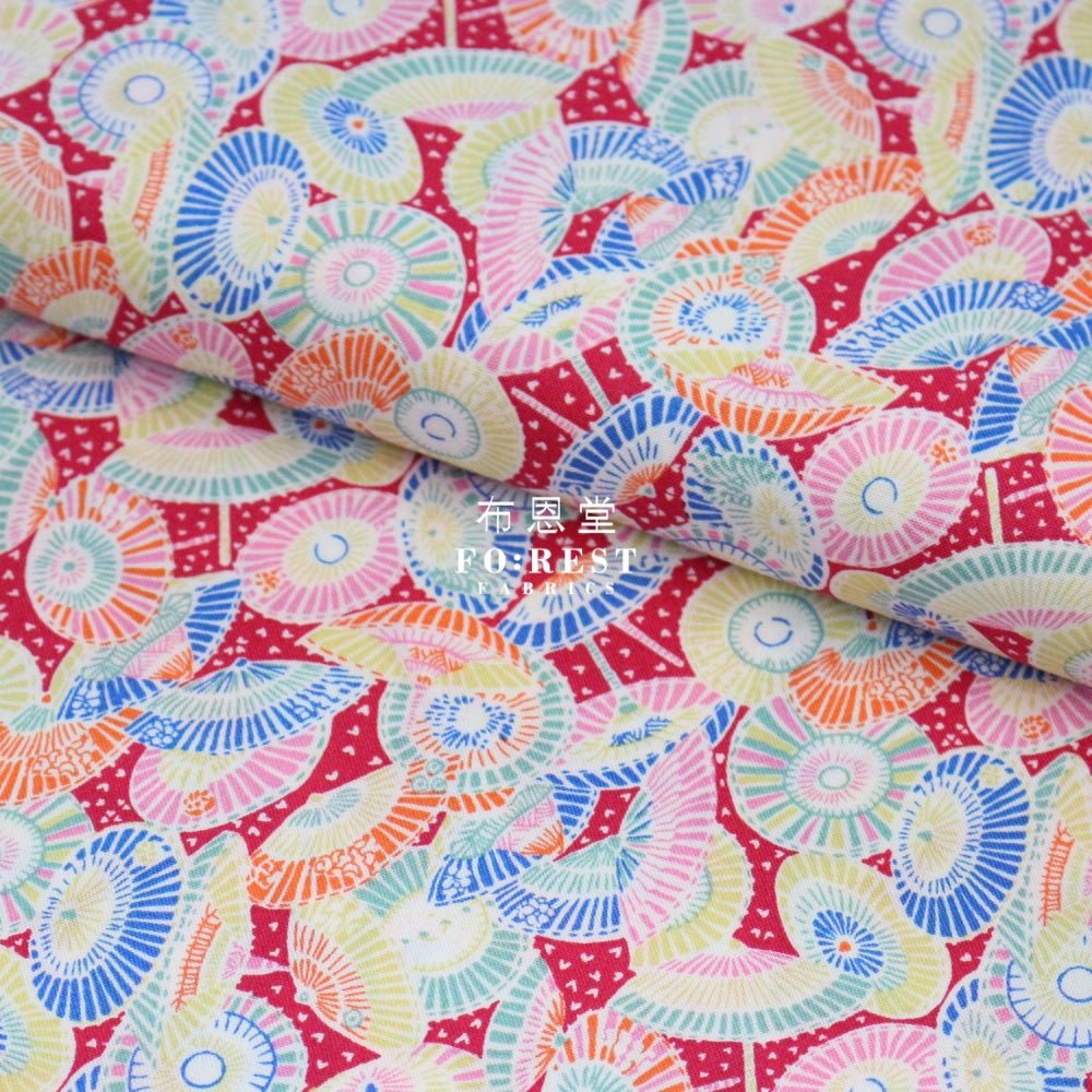 Quilting Liberty - Sun Parasol B - FO:REST Fabric 布恩堂Liberty fabrictana lawnjapanese fabricykk zipper