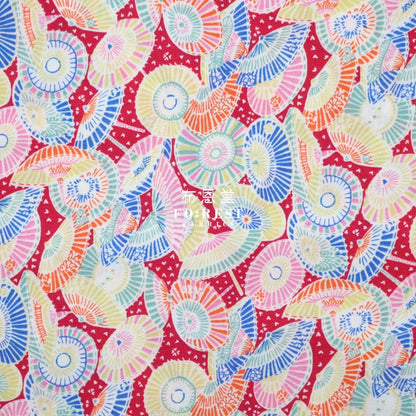 Quilting Liberty - Sun Parasol B - FO:REST Fabric 布恩堂Liberty fabrictana lawnjapanese fabricykk zipper