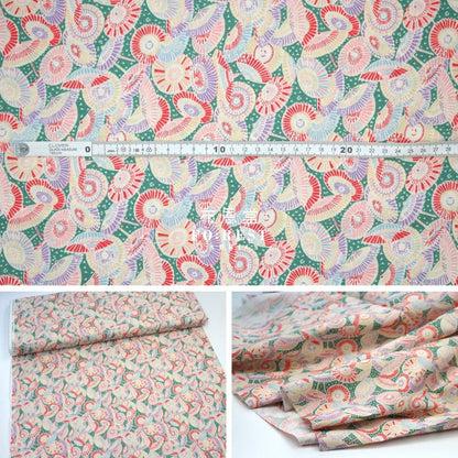 Quilting Liberty - Sun Parasol C - FO:REST Fabric 布恩堂Liberty fabrictana lawnjapanese fabricykk zipper