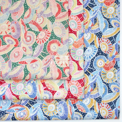 Quilting Liberty - Sun Parasol C - FO:REST Fabric 布恩堂Liberty fabrictana lawnjapanese fabricykk zipper