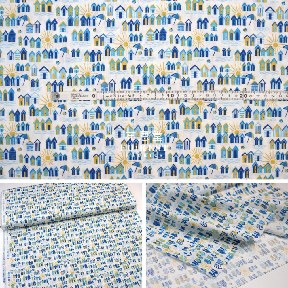 Quilting Liberty - Sunny days A - FO:REST Fabric 布恩堂Liberty fabrictana lawnjapanese fabricykk zipper