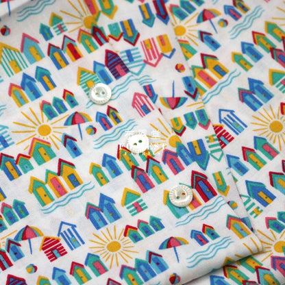 Quilting Liberty - Sunny days B - FO:REST Fabric 布恩堂Liberty fabrictana lawnjapanese fabricykk zipper