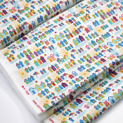 Quilting Liberty - Sunny days B - FO:REST Fabric 布恩堂Liberty fabrictana lawnjapanese fabricykk zipper