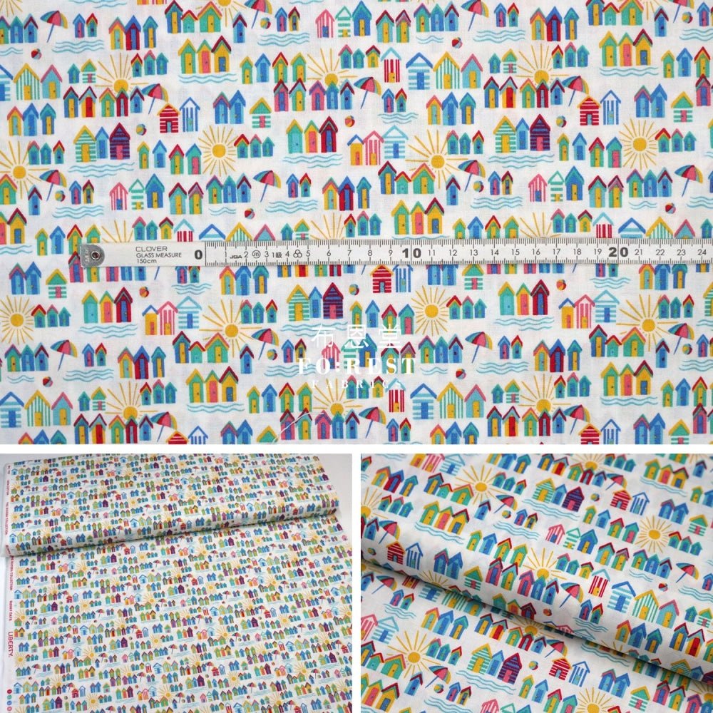 Quilting Liberty - Sunny days B - FO:REST Fabric 布恩堂Liberty fabrictana lawnjapanese fabricykk zipper