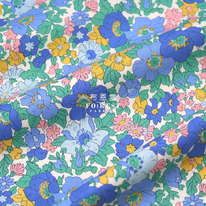 Quilting Liberty - Sunrise Cosmos Flower Lasenby Cotton